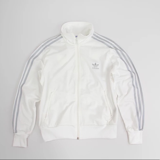 Adidas White Track Jacket